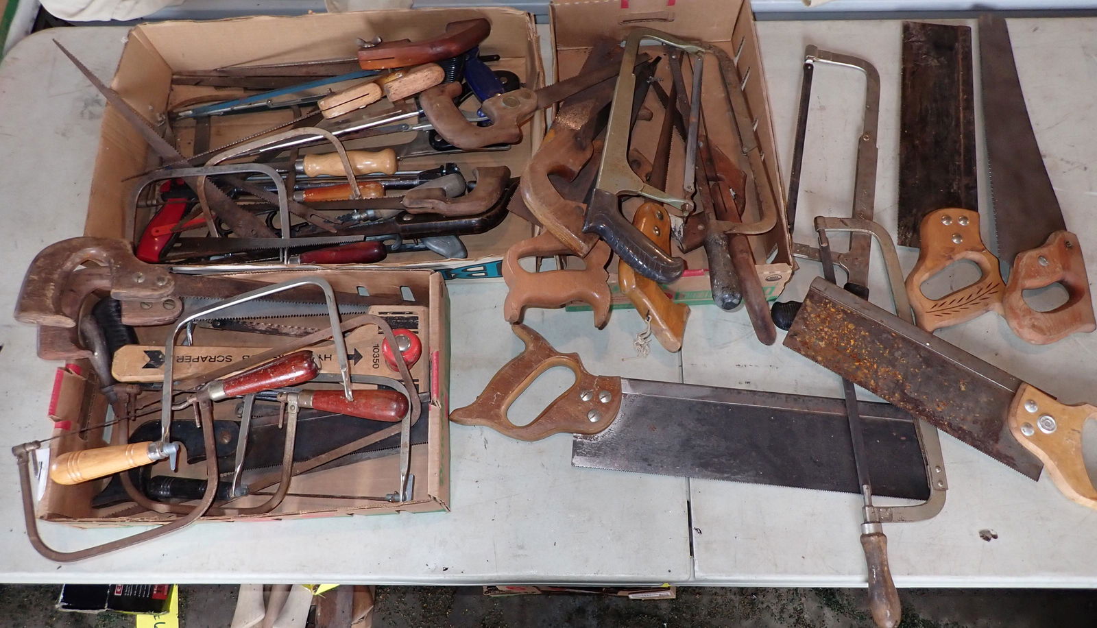 Large Lot of Carpenter and Hack Saws (1 of 4)