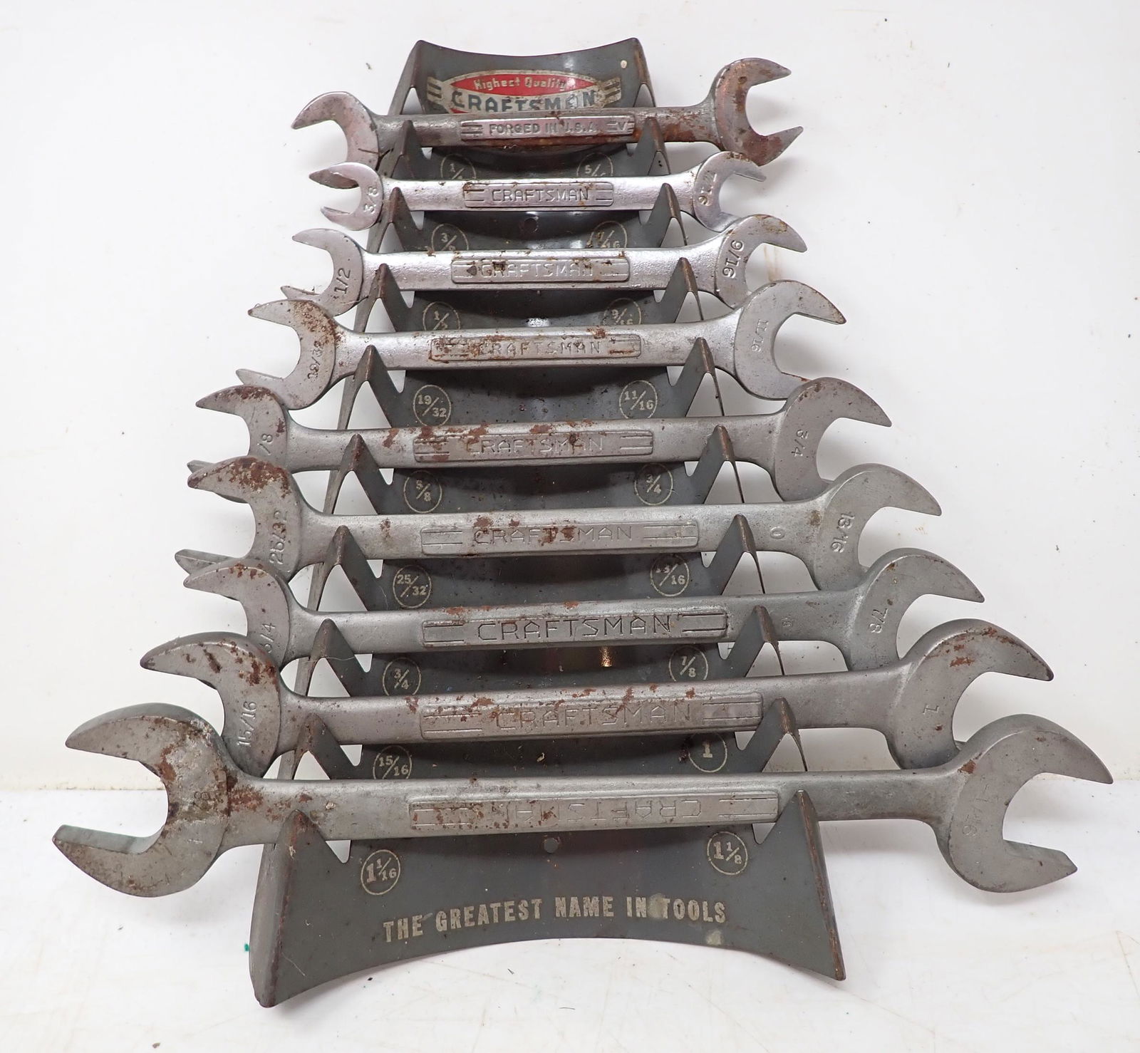 Vintage Craftsman Wrenches with Holder (1 of 1)