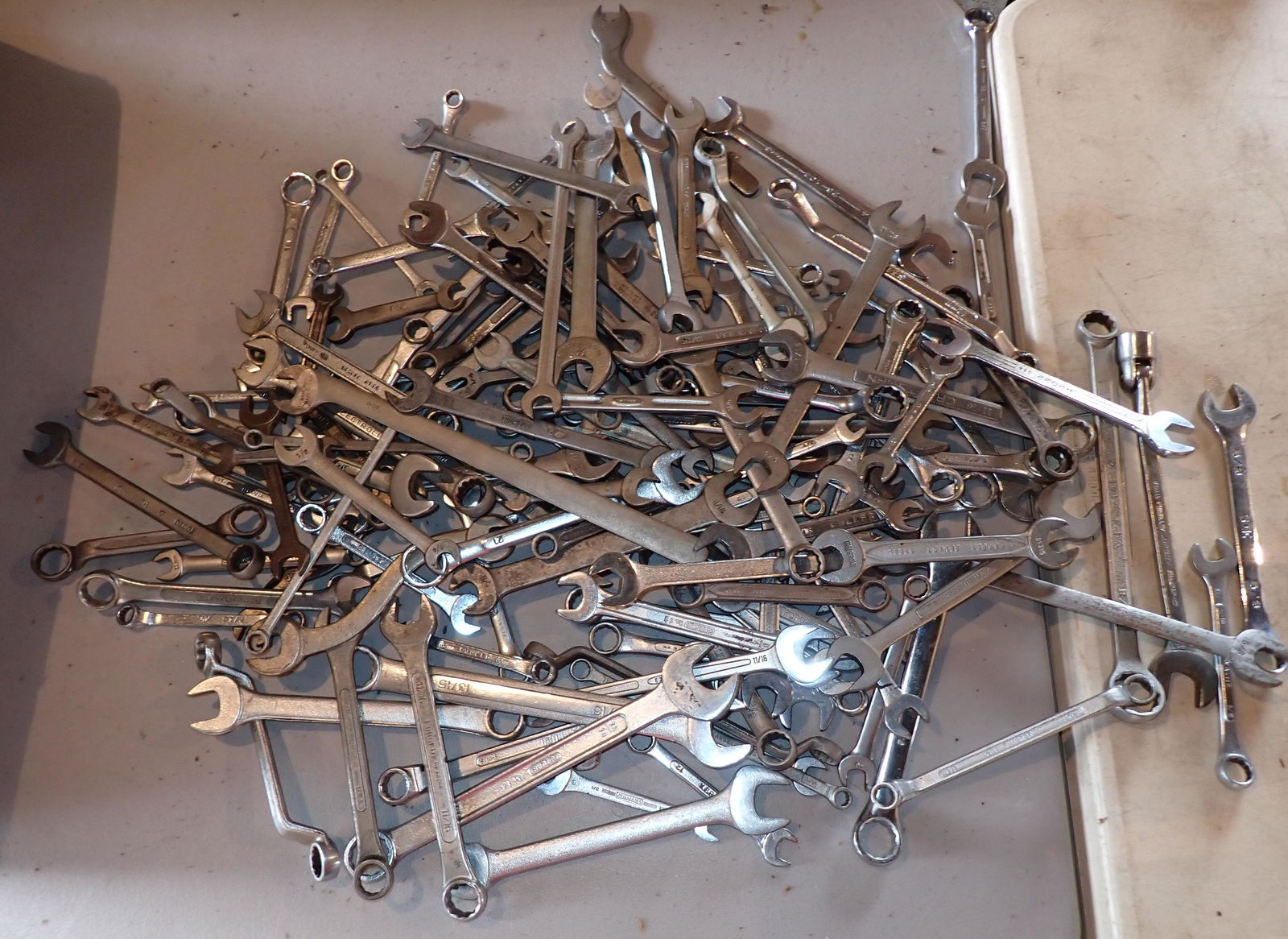Large Lot of Misc Wrenches (1 of 3)