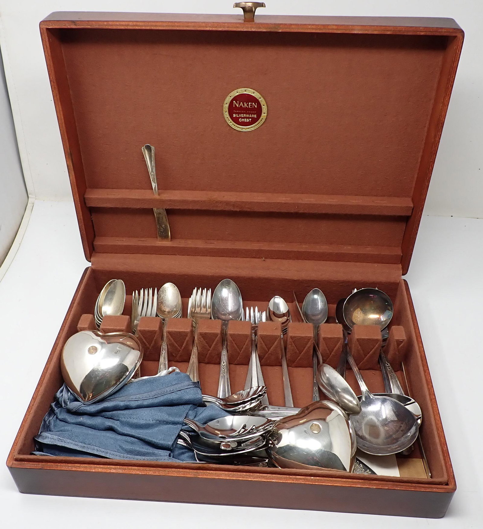68 Pieces of Silverware incl Bell System: Apprx 68 pieces