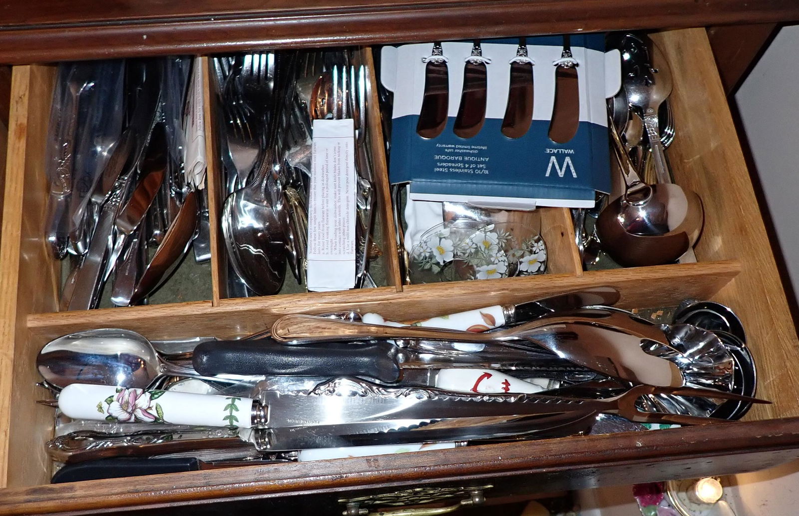Silverware & Misc Sideboard Contents (1 of 4)