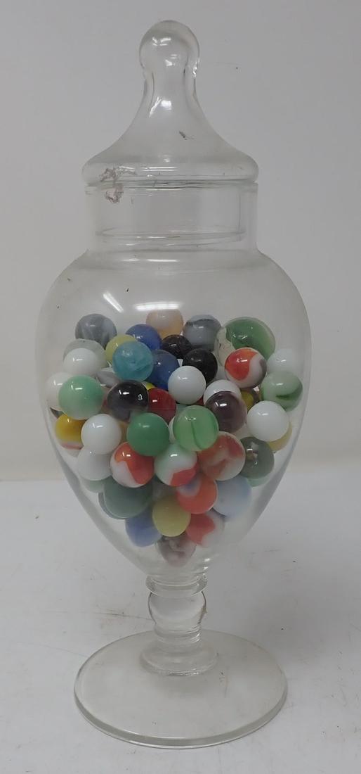 Apothecary Jar with Marbles (1 of 5)
