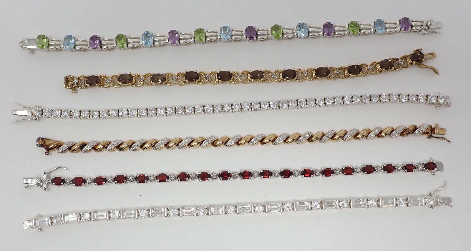 6 Sterling Bracelets (1 of 2)