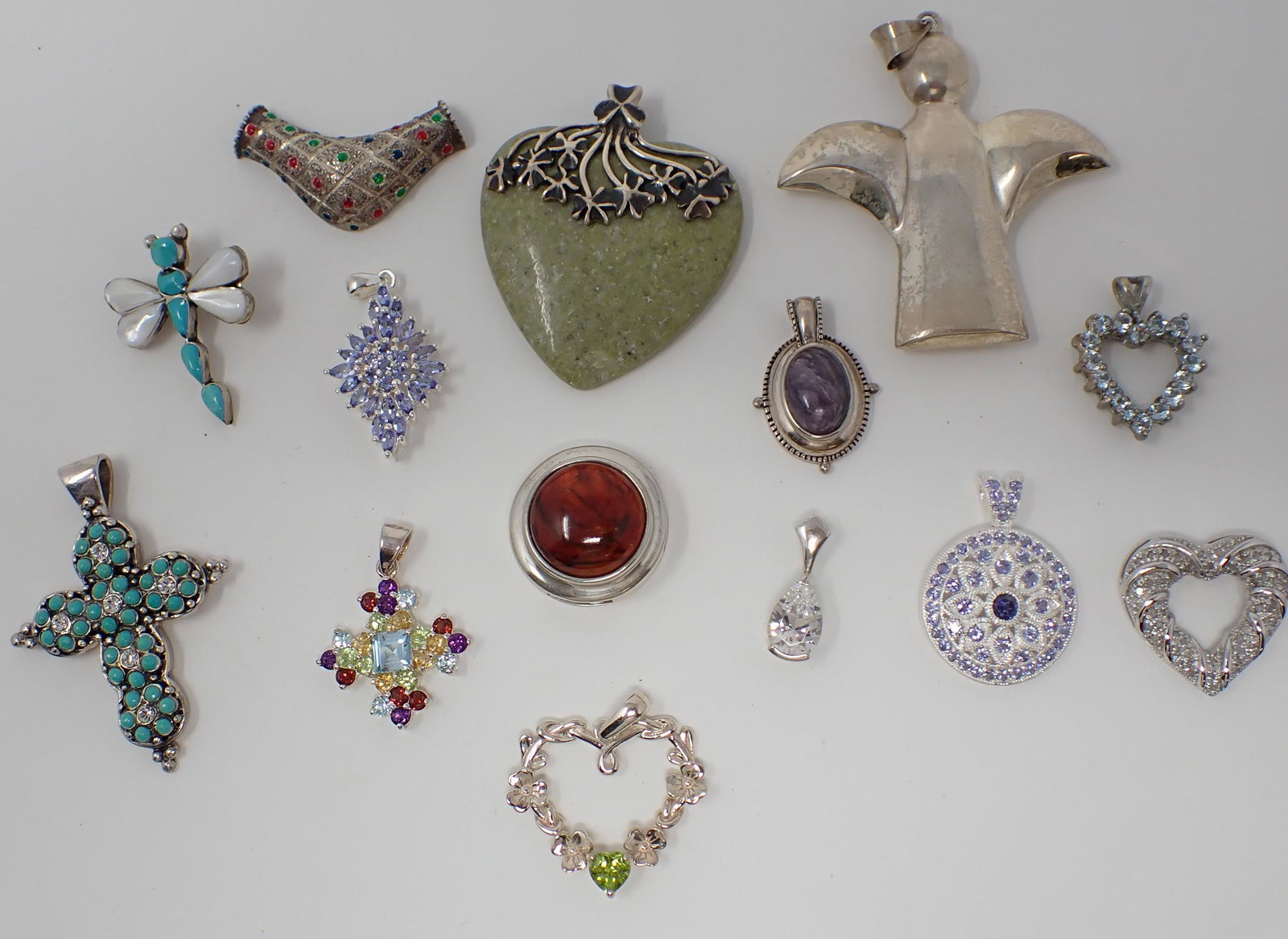 14 Sterling Pendants (1 of 5)