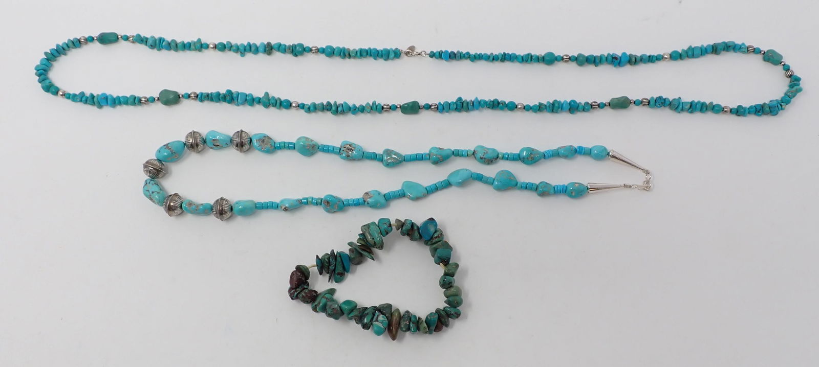 Turquoise Necklaces and Bracelet (1 of 3)