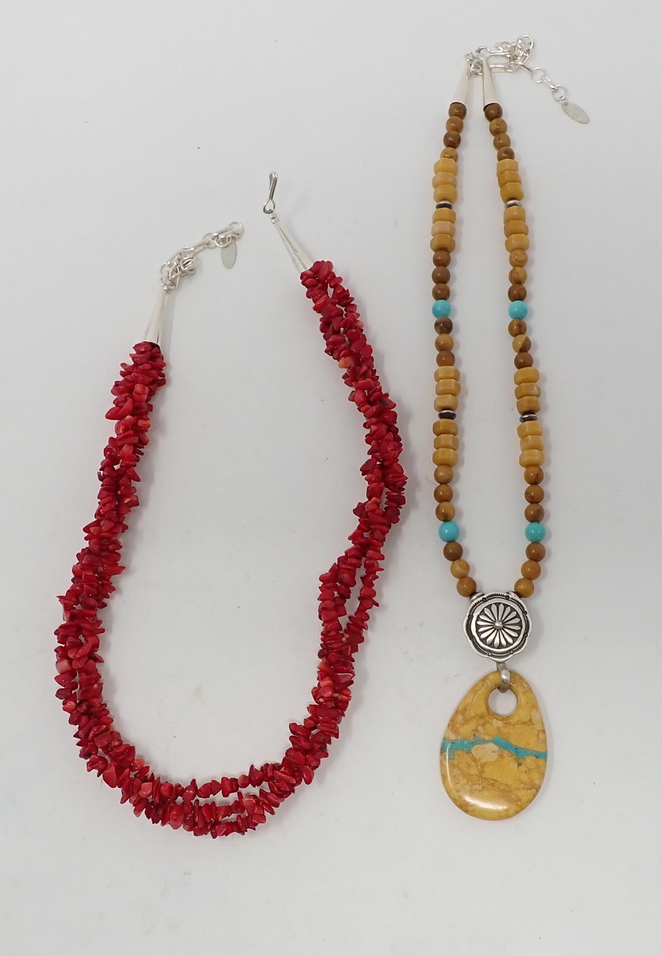 2 Beaded Necklaces (1 of 4)