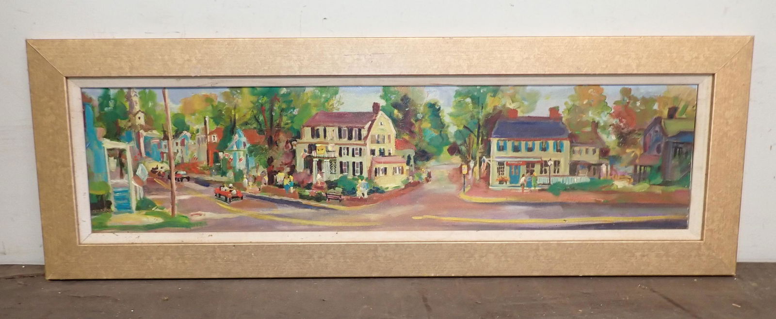 John Reilly Oldwick NJ Oil on Board Painting (1 of 5)