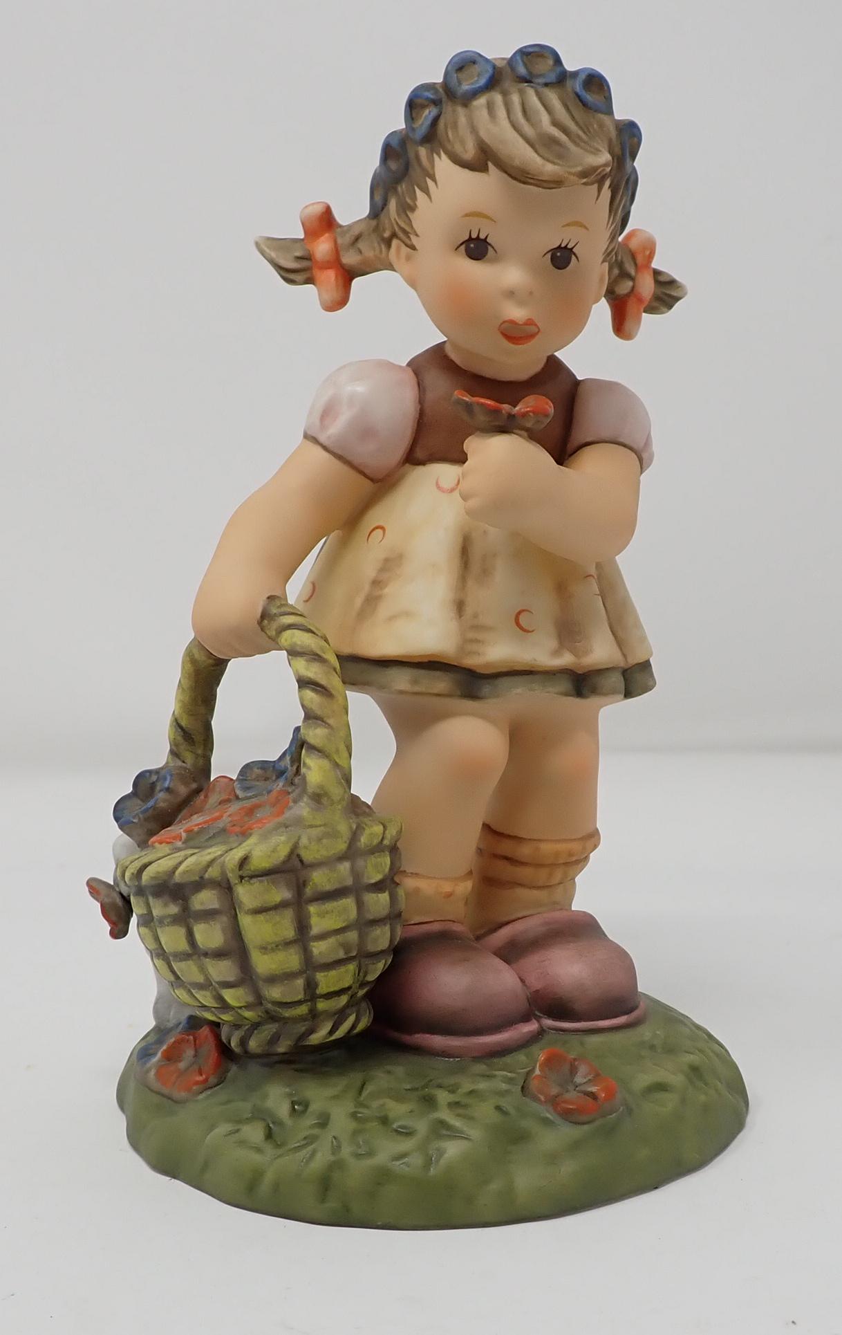 1996 Berta Hummel Spring Blossoms: Goebel No. BH 3 , approx 6 1/4" tall