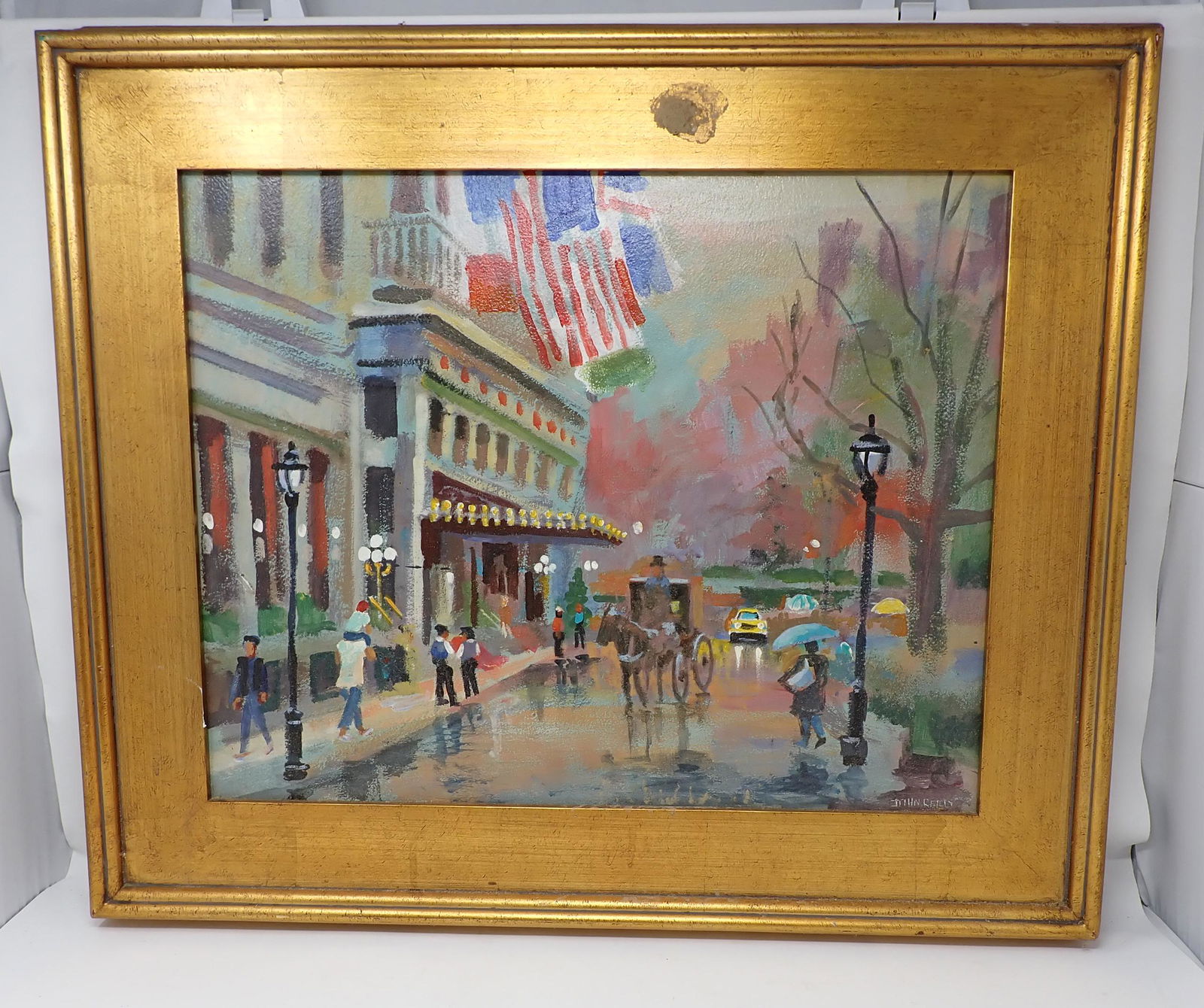 John Reilly Plaza Hotel New York Painting (1 of 6)