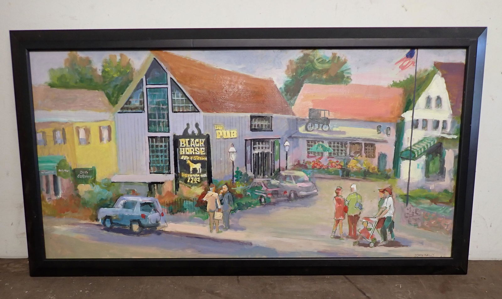 John Reilly Black Horse Tavern Mendham NJ Painting (1 of 6)