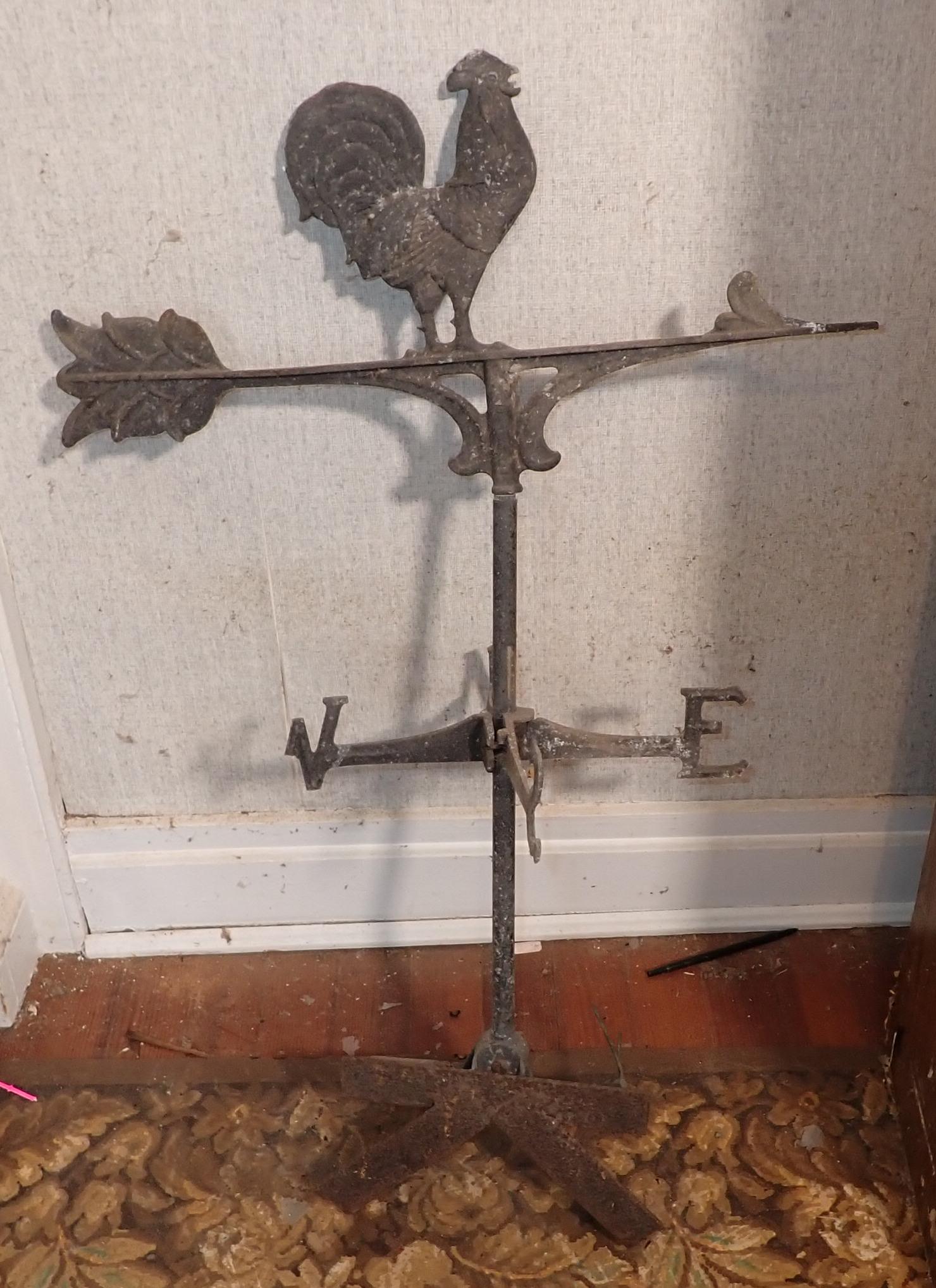Aluminum Rooster Weathervane (1 of 4)