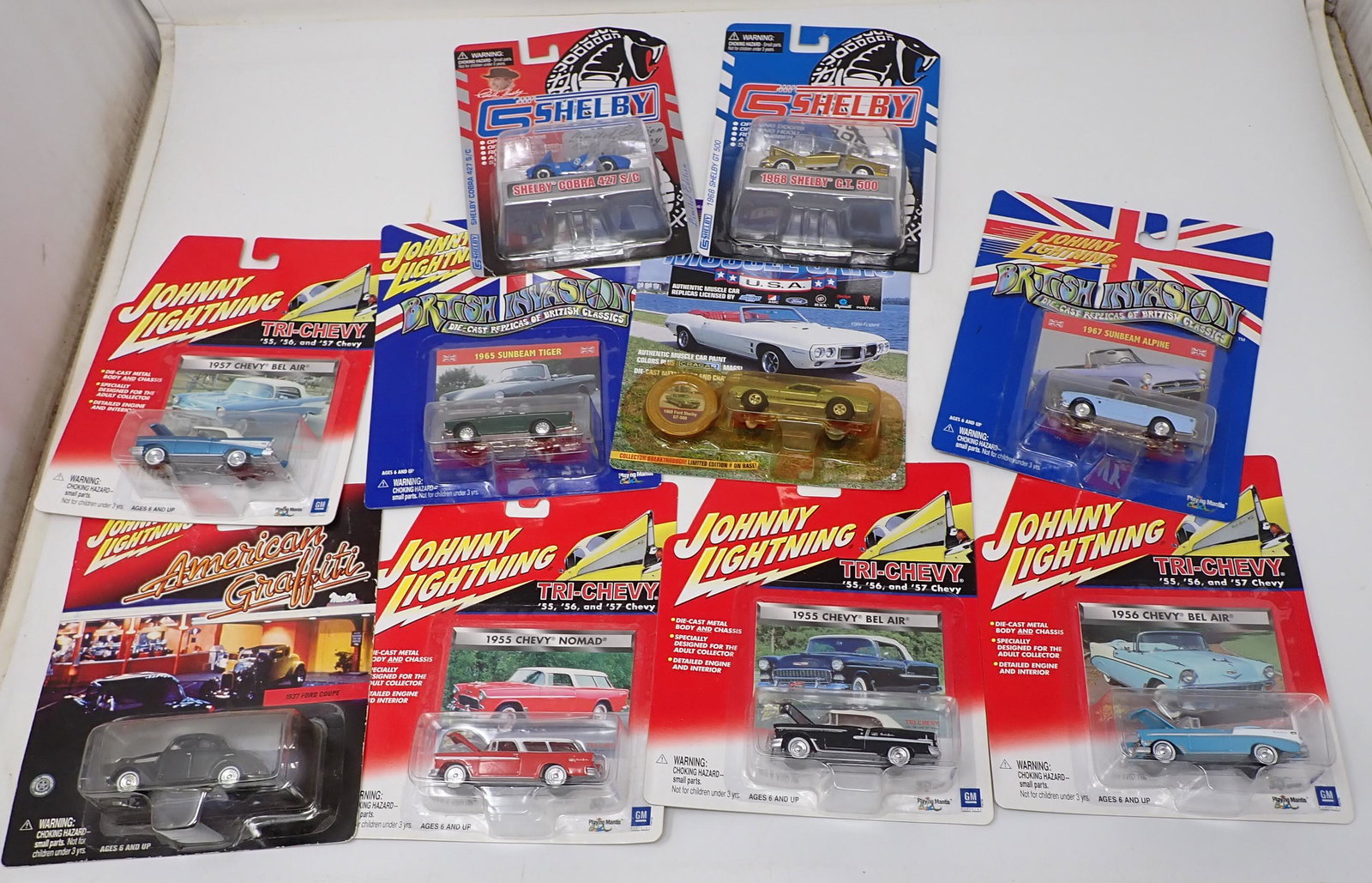 Johnny Lightning & Shelby Diecast Cars: Getting all pictured.
