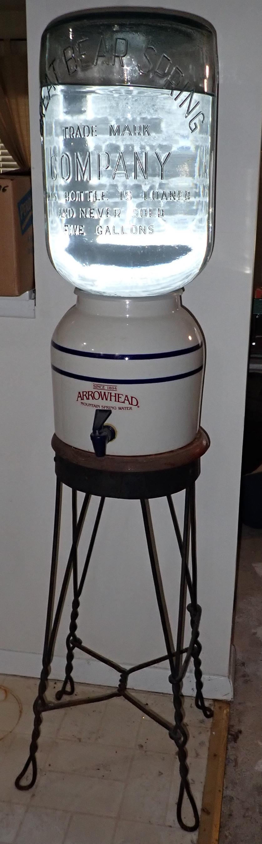 Great Bear Glass Water Bottle Dispenser (1 of 4)