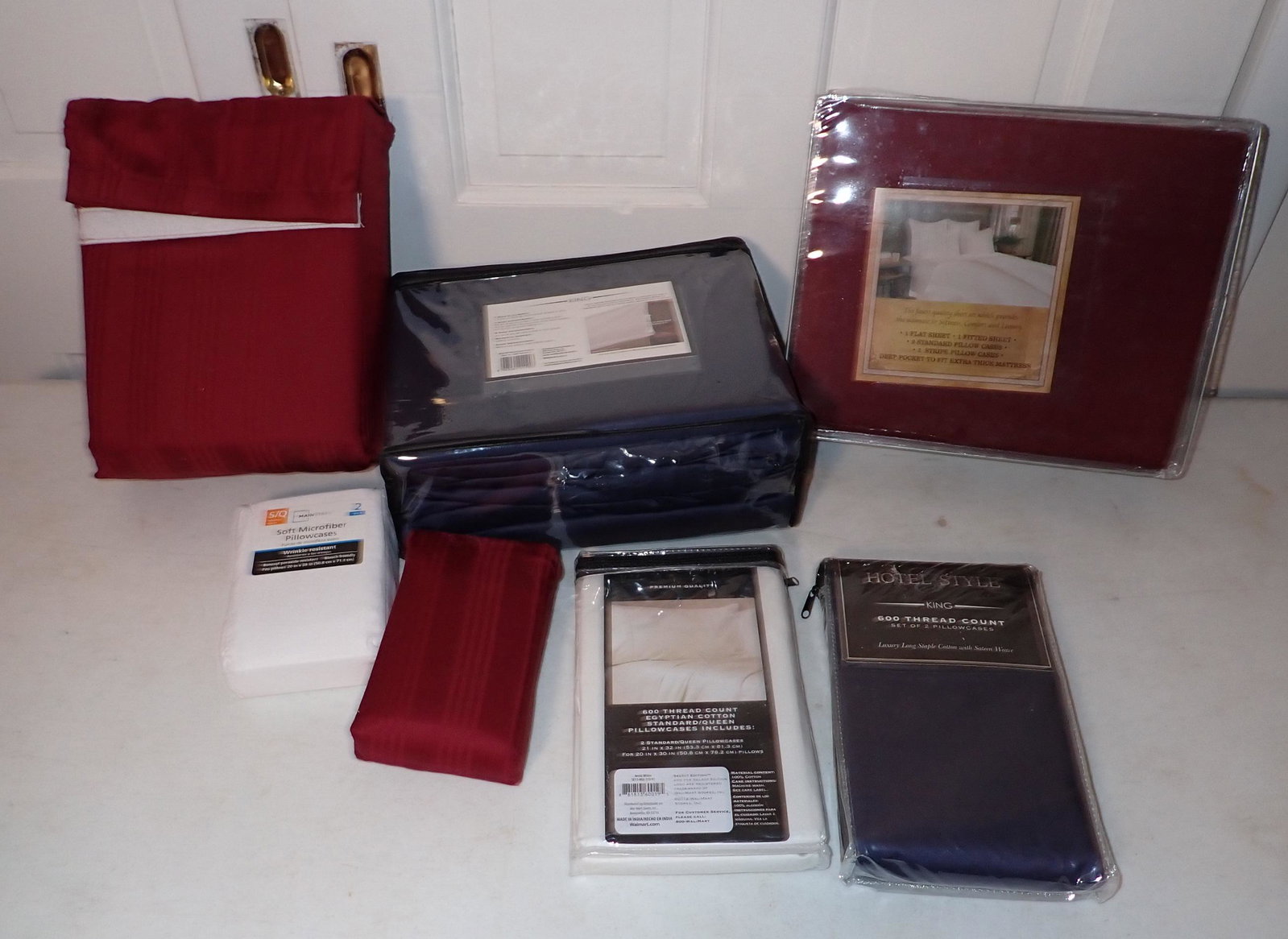 King Sheets and Pillow Cases: Getting all pictured.