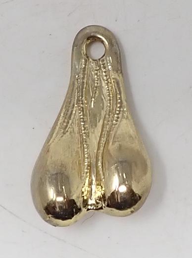 Keychain: Approx 1 1/8" wide and 2" long