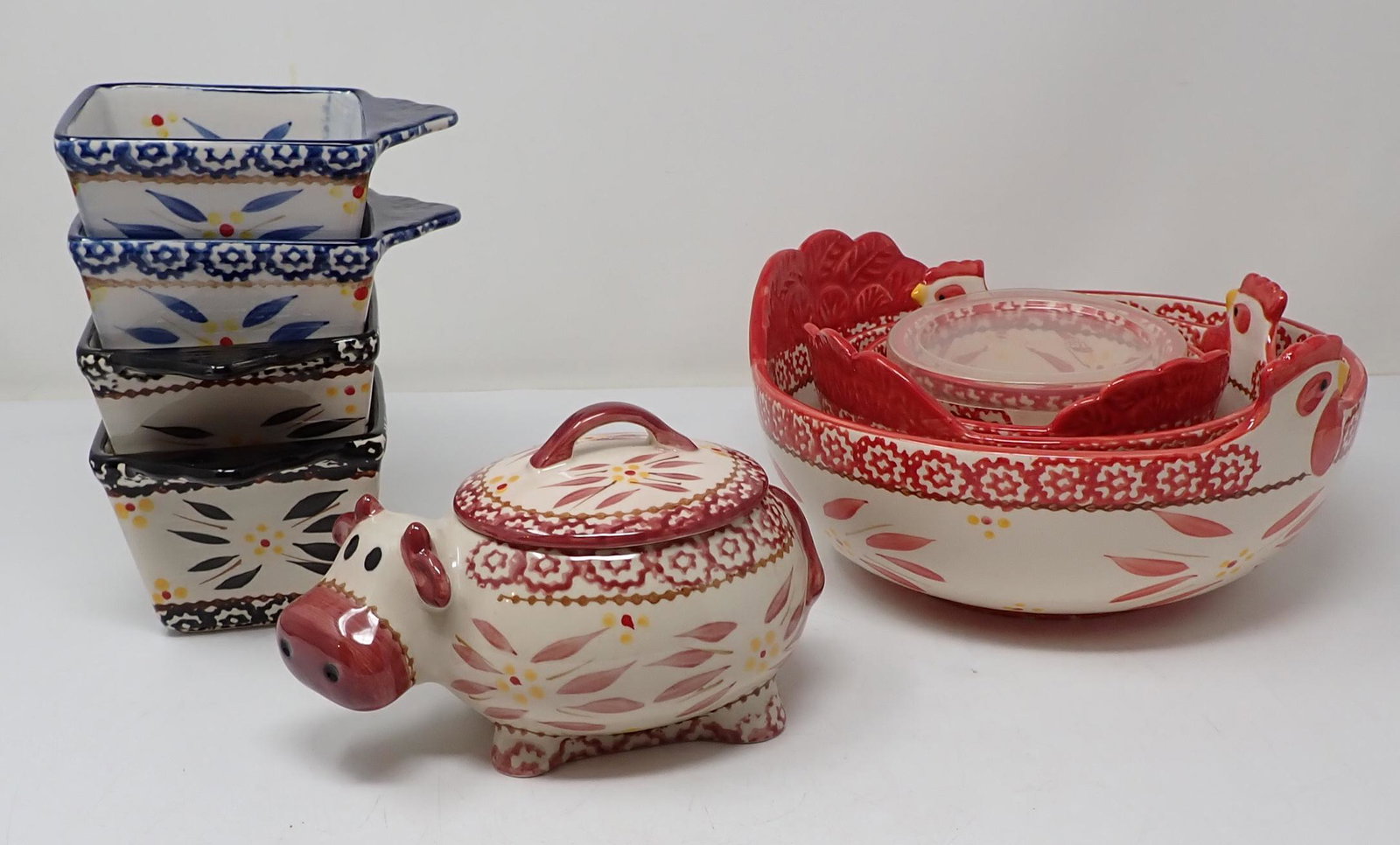 Temp-Tations Cow Sugar Bowl & Misc (1 of 2)