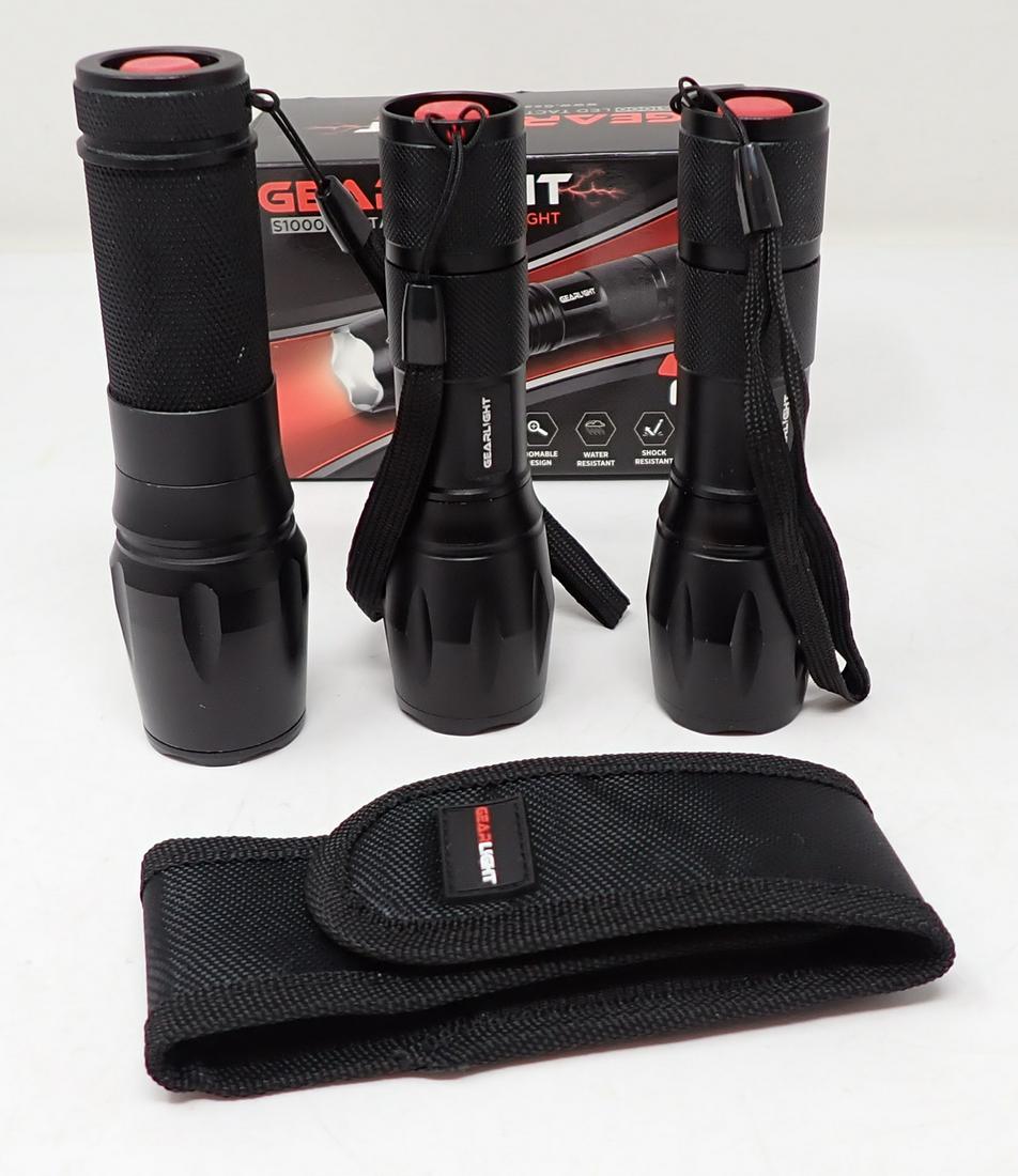 3 Gearlight LED Tactical Flashlights (1 of 2)
