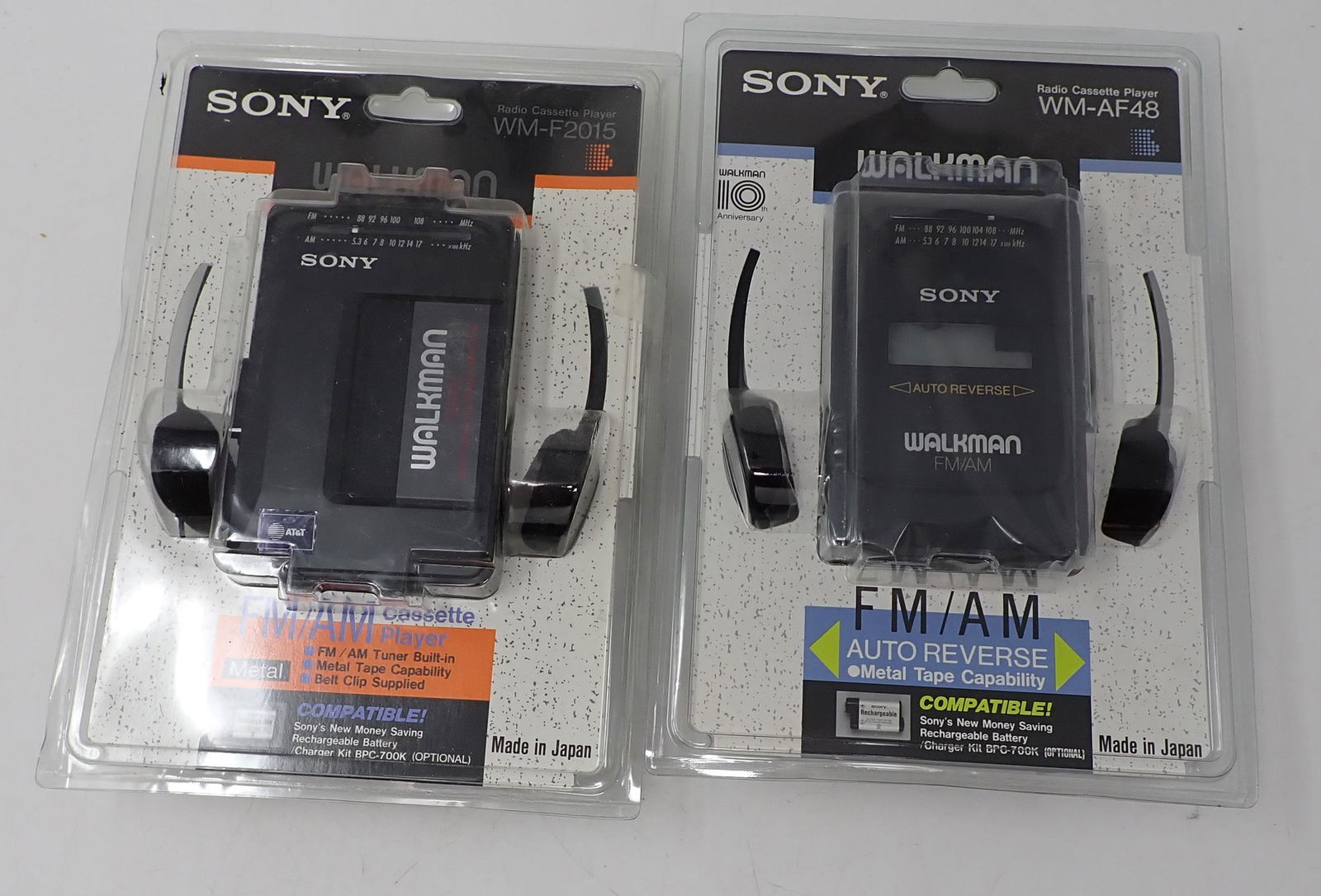 Vintage Sony Walkmans In Blister Packs (1 of 2)