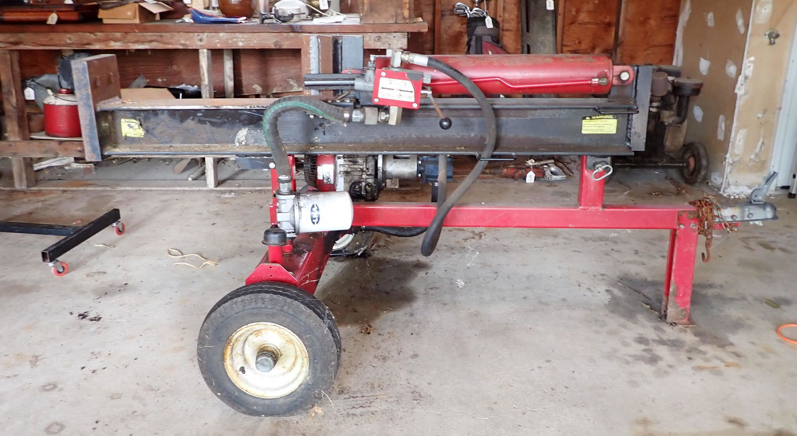 Log Splitter W Briggs Stratton 8hp Engine