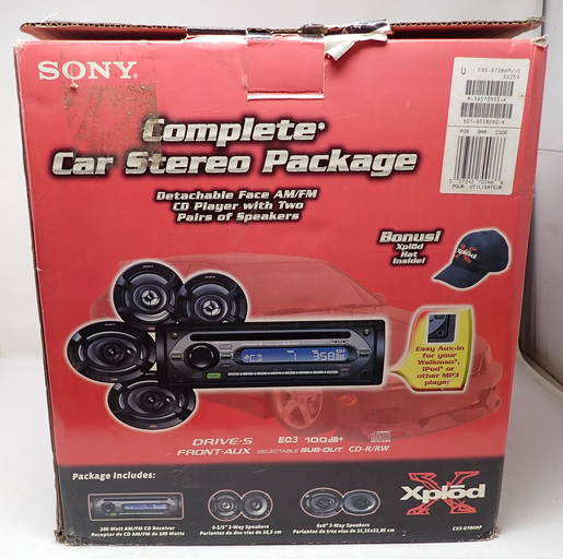 Sony Car Stereo Pkg