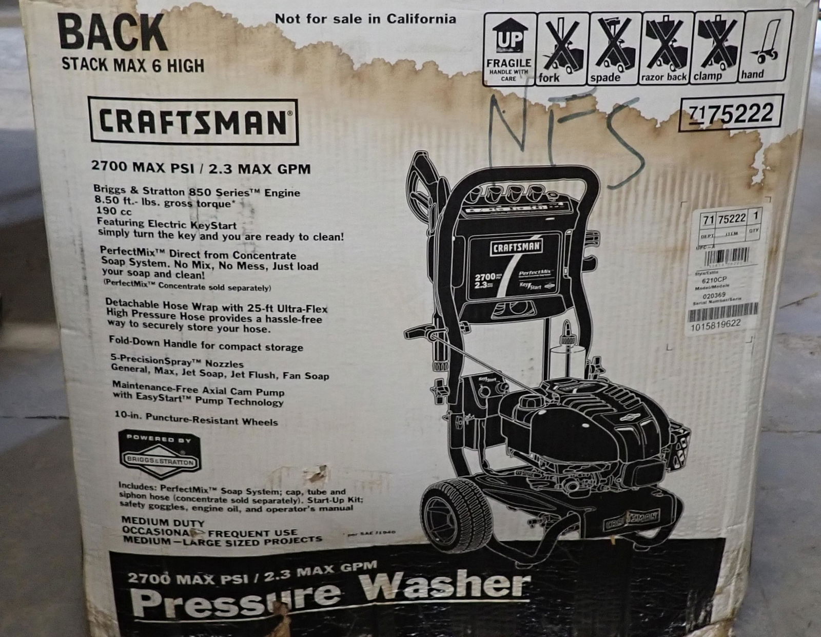 Craftsman Pressure Washer (1 of 7)
