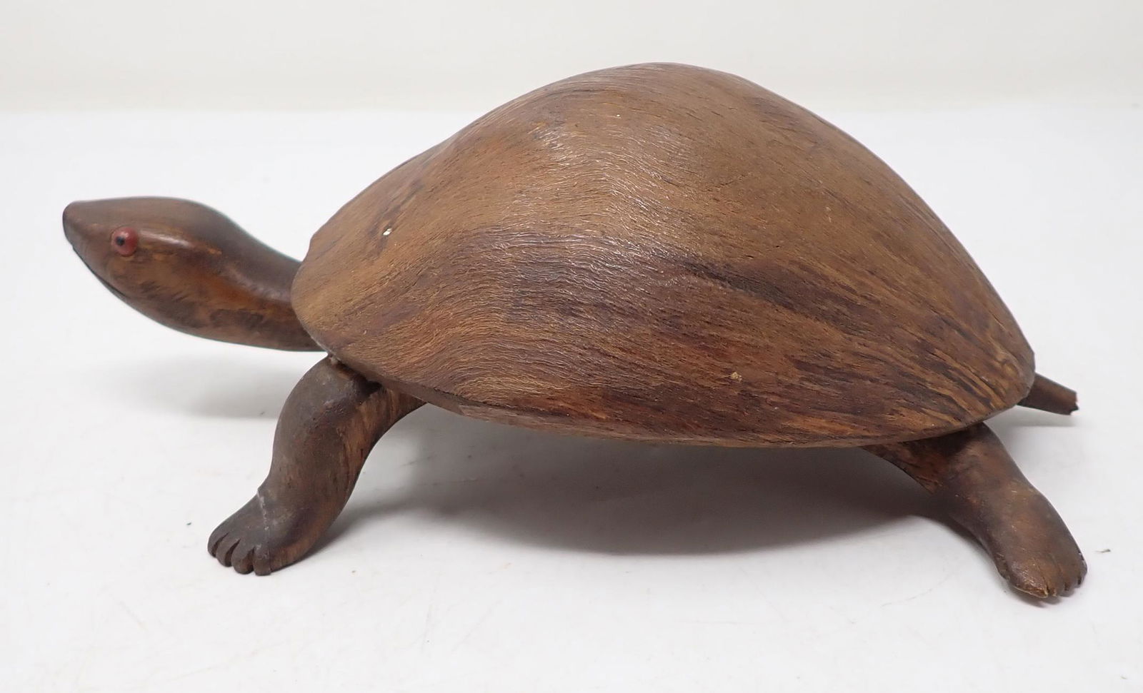 Carved Wooden Turtle (1 of 5)