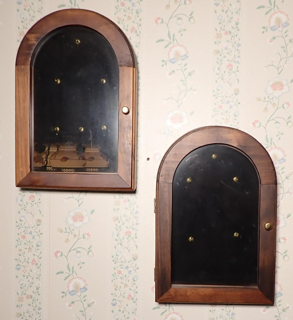 2 Pocket Watch Wall Cases (1 of 1)