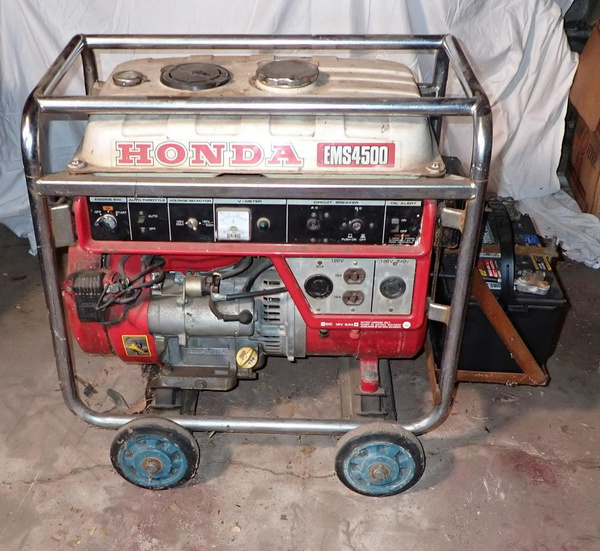 Honda Ems4500 Generator W/ Electric Start
