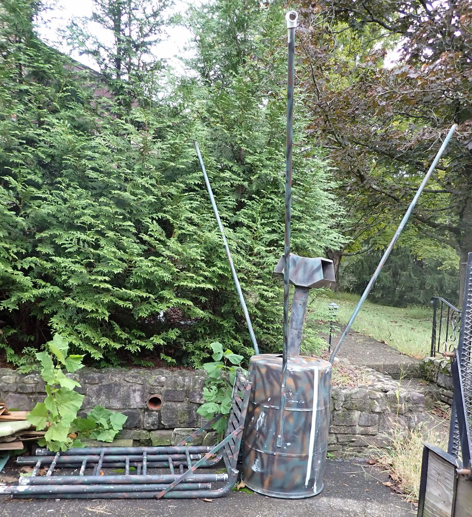 Deer Feeder and Ladder Stand (1 of 5)
