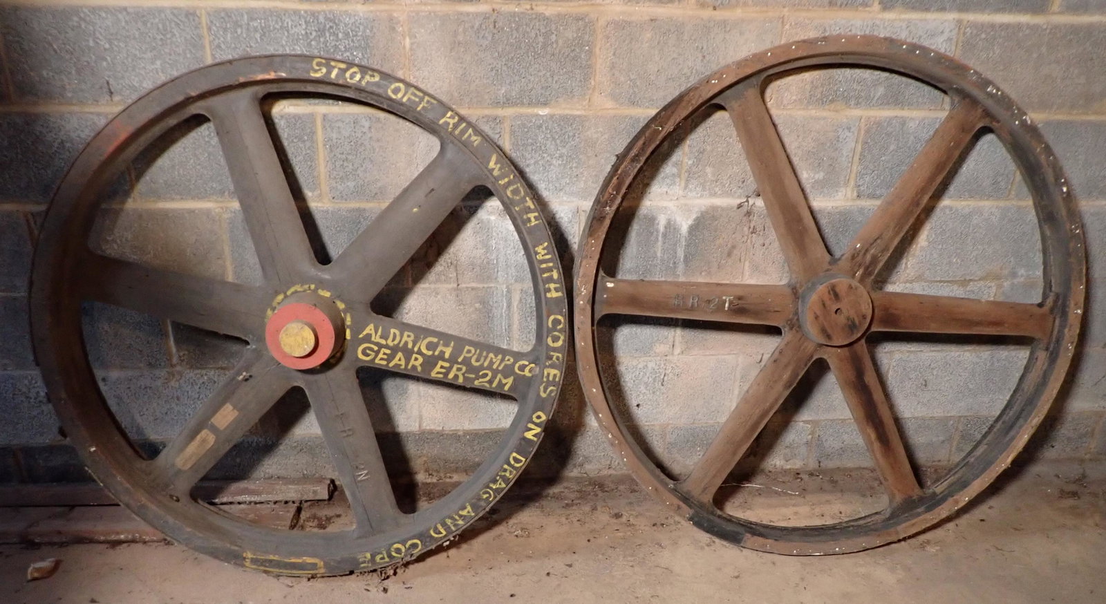 2 Wooden Foundry Wheel Gear Patterns (1 of 8)