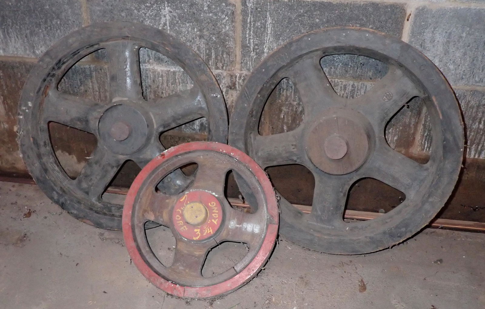 3 Antique Wooden Industrial Molds (1 of 2)