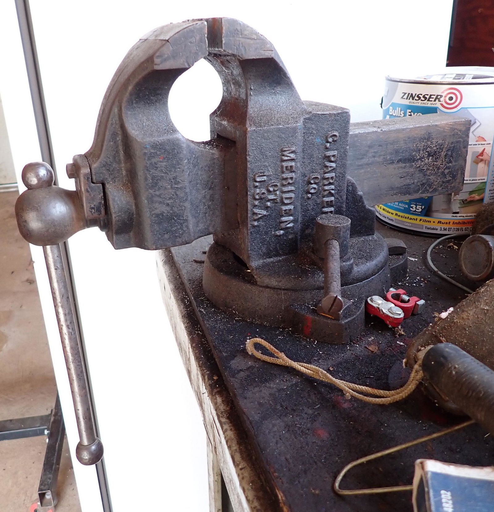 Parker No. 205 Swivel Vise AS IS (1 of 4)