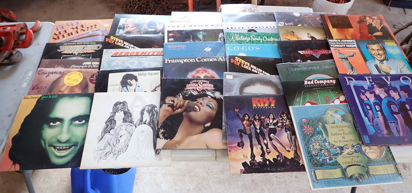 Records incl Alice Cooper & Beatles (1 of 7)