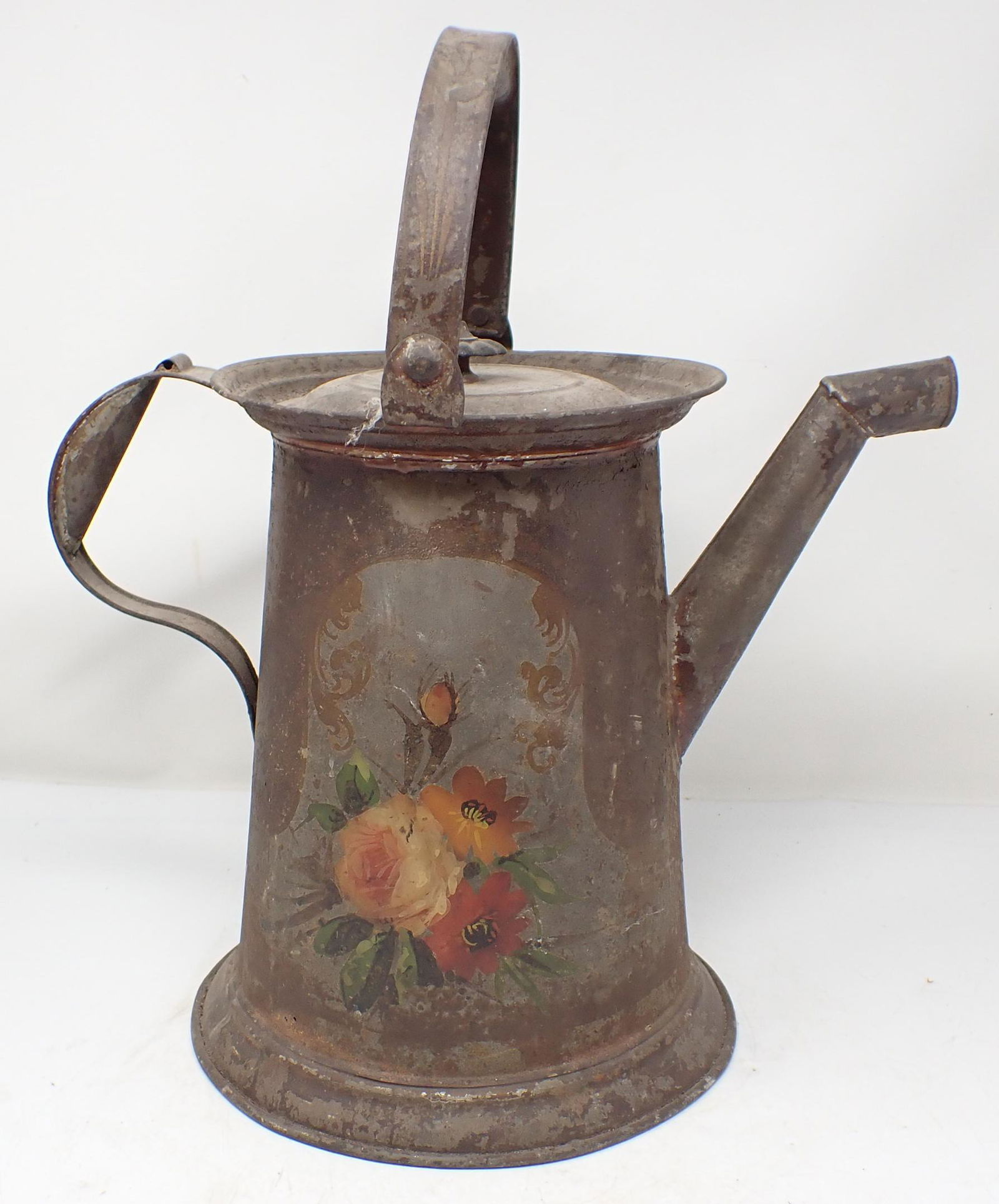 Tin Toleware Coffee Pot (1 of 7)