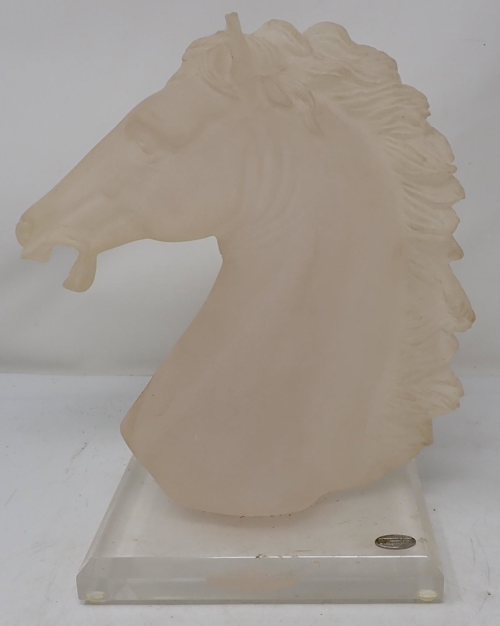 Monique Horse Head Sculpture: Apprx 11" tall