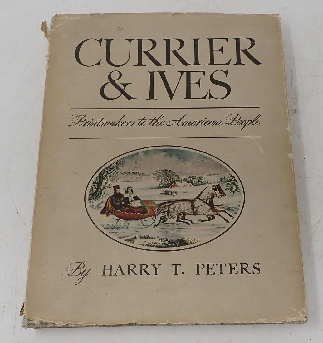 Harry T Peters Currier & Ives Book: Book