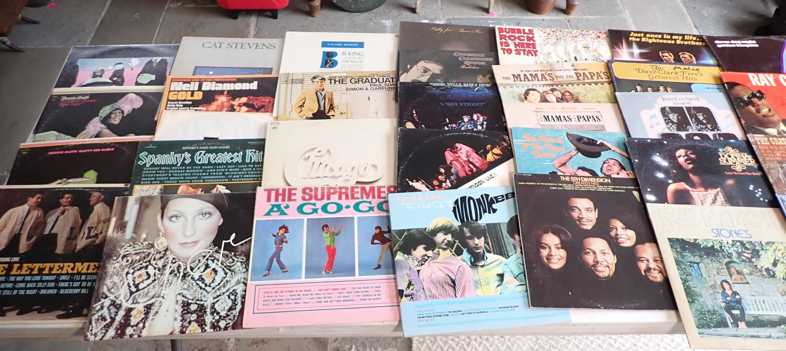 Records incl Monkeys Elton John: We do not guarantee the correct record is in the correct sleeve.