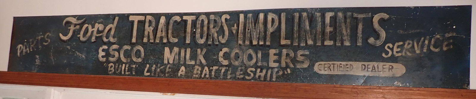 Ford Tractors & Impliments Dealers Sign (1 of 4)
