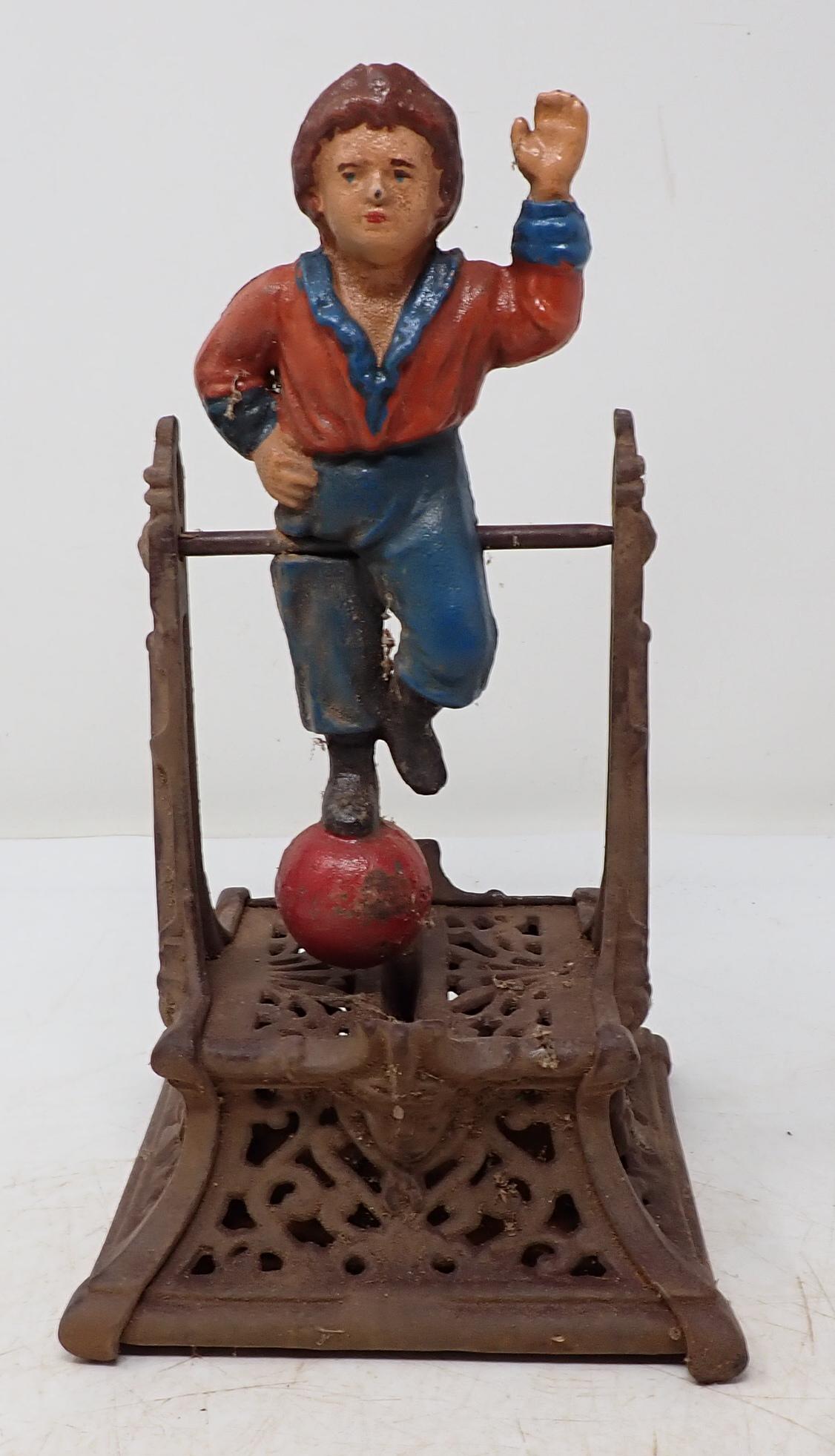 Cast Iron Acrobat Bank (1 of 6)