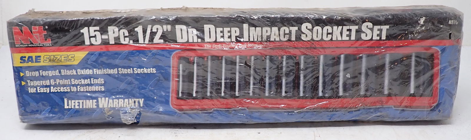 15pc 1/2" Drive Deep Socket Set (1 of 1)