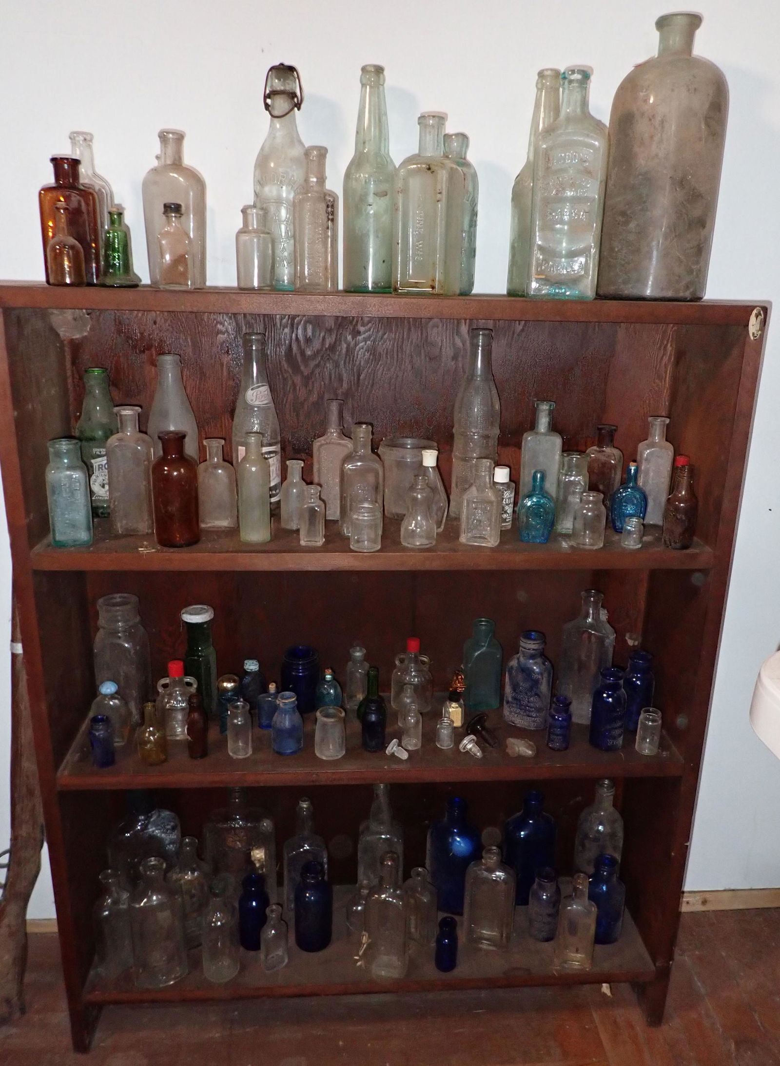 Shelf Contents of Bottles (1 of 10)