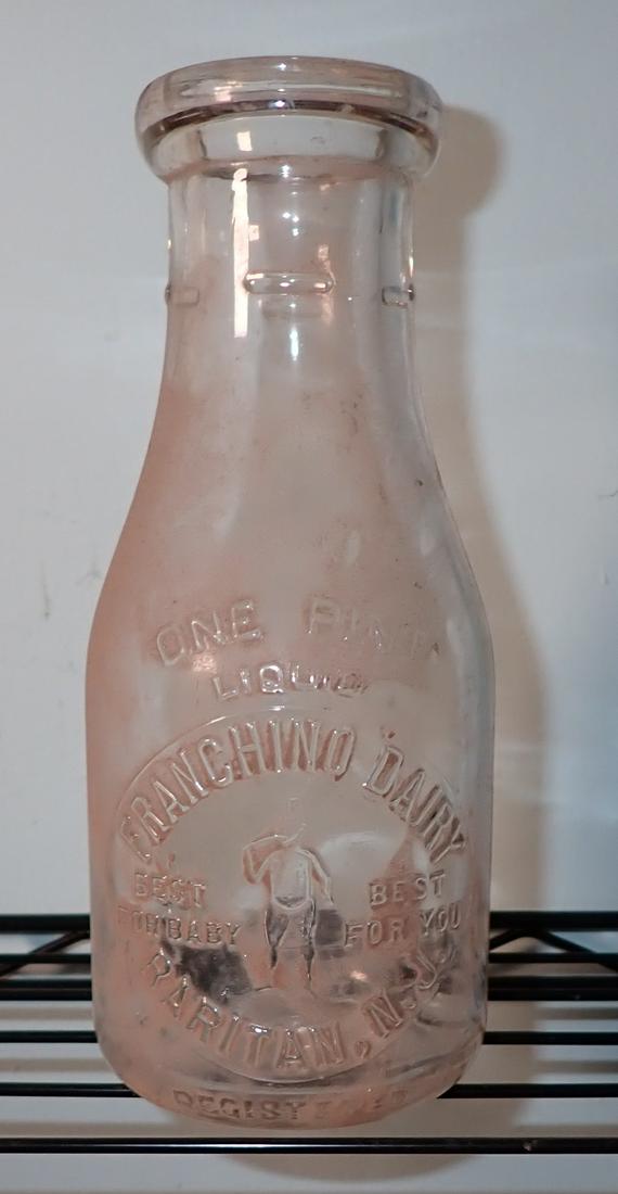 Franchino Raritan NJ Milk Bottle (1 of 2)