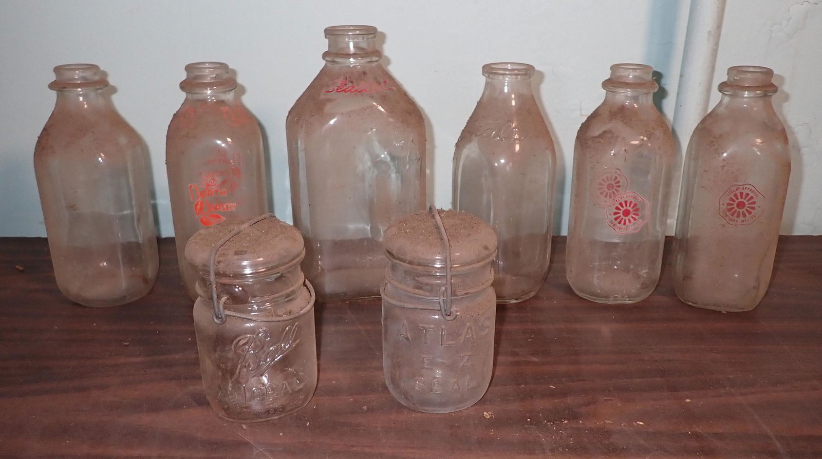 Milk Bottles & Canning Jars (1 of 4)