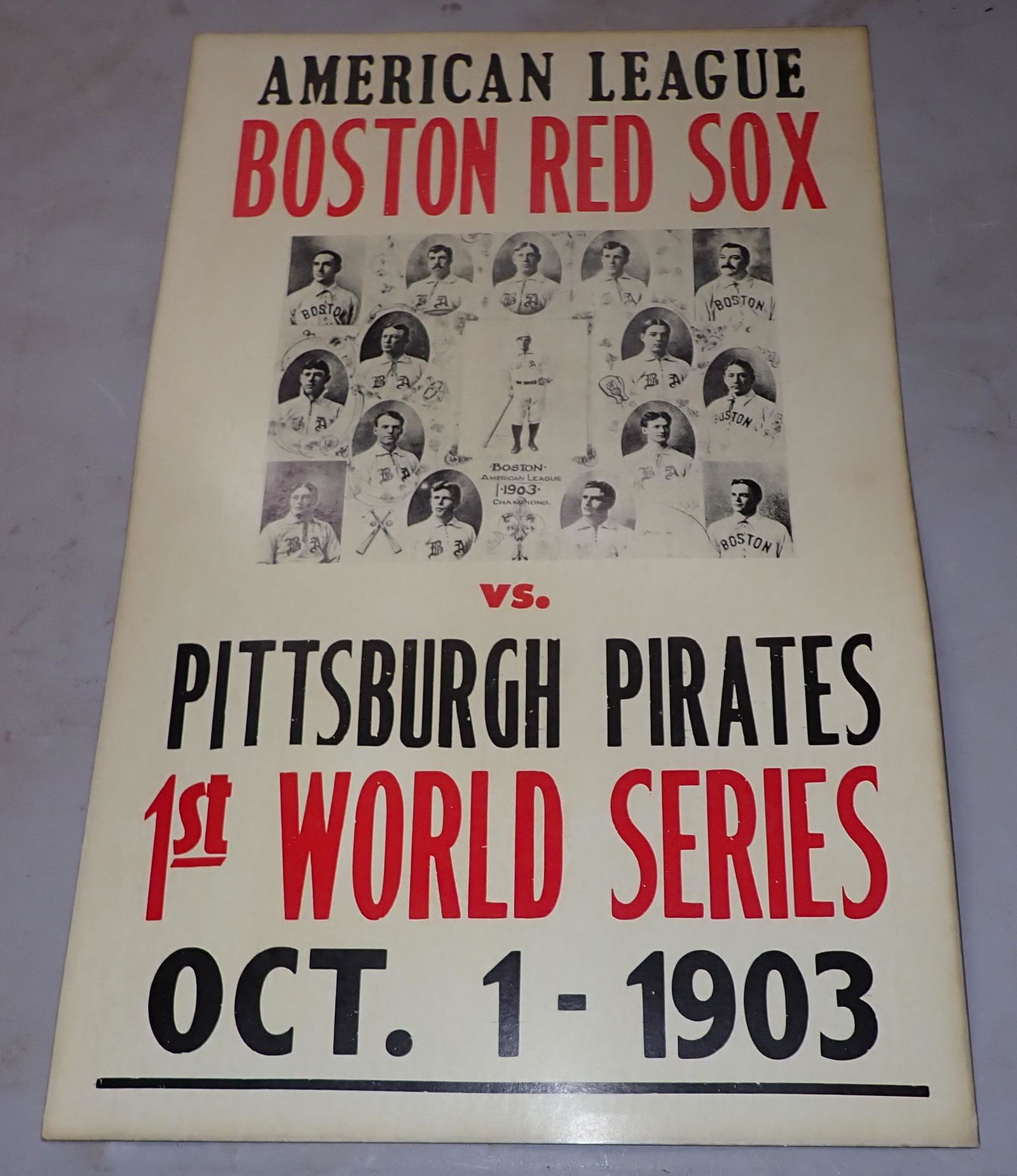 1903 1st World Series Poster (1 of 3)