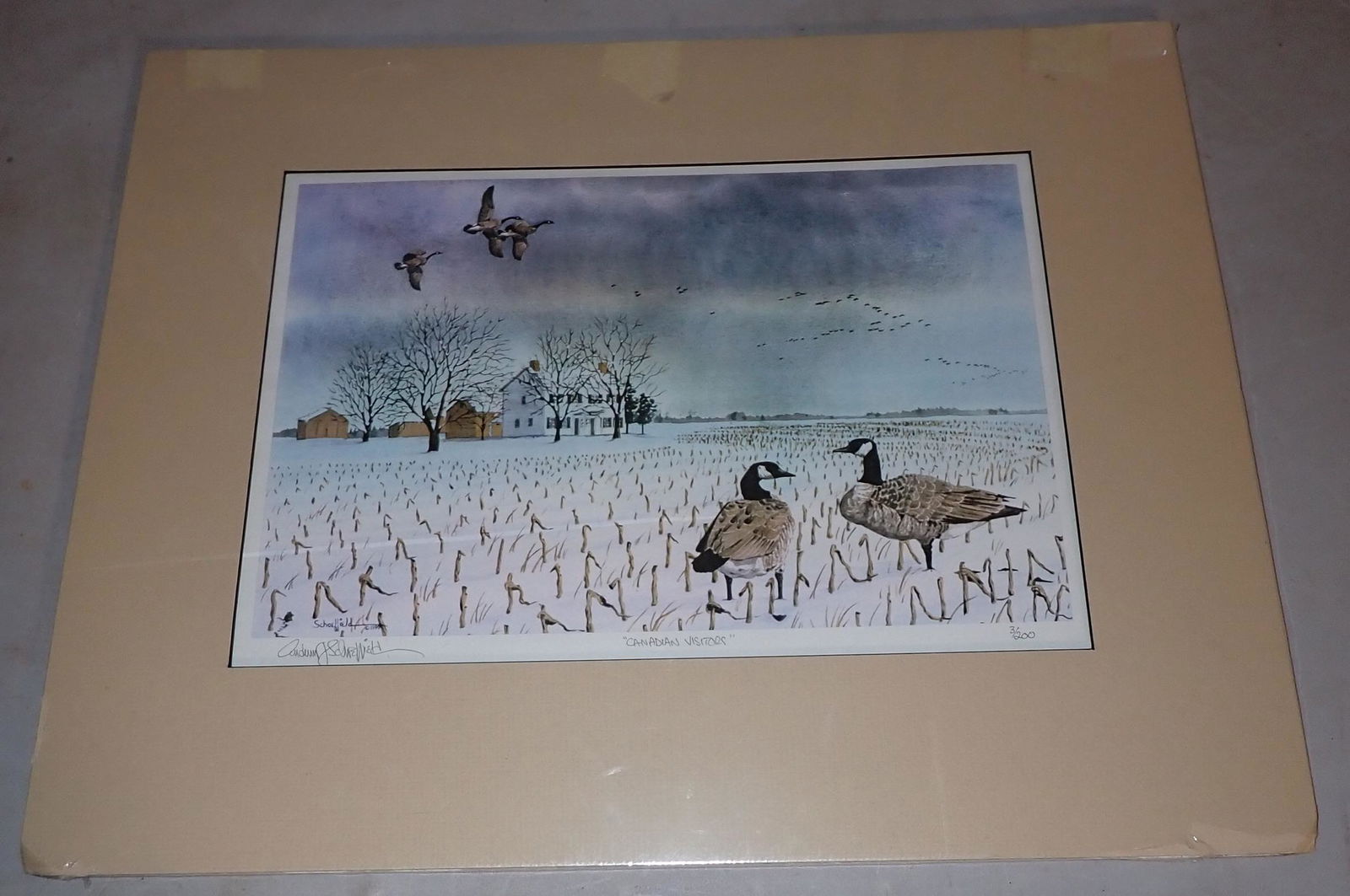 Schoffield Signed & Numbered Goose Print (1 of 4)