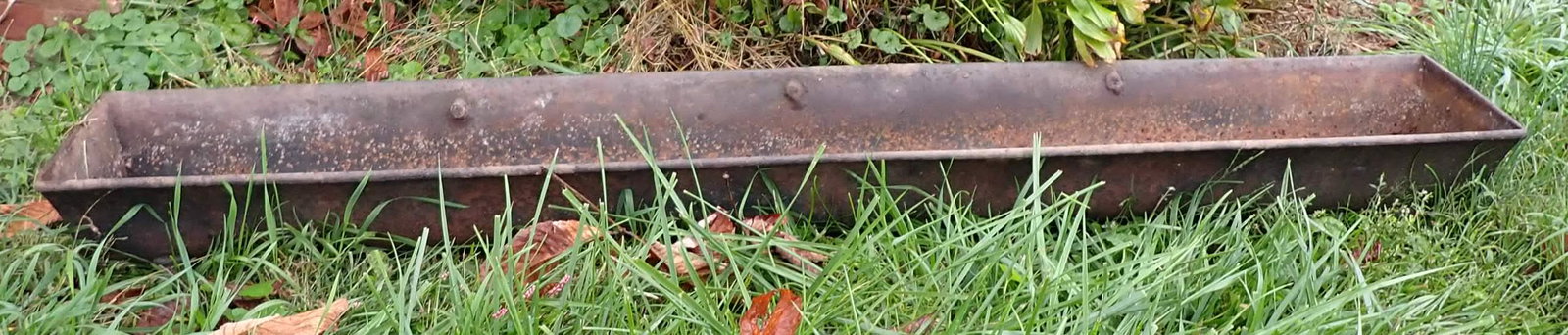 Cast Iron Pig Trough / Planter (1 of 4)