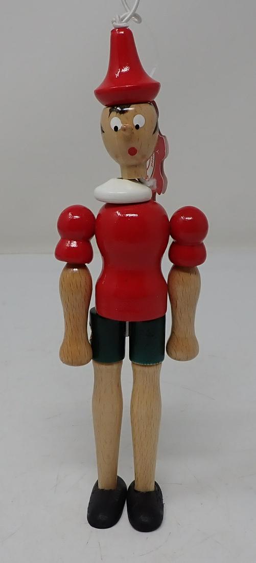 C2 Rainoldi Wooden Pinnochio: Approx 7 1/2" tall