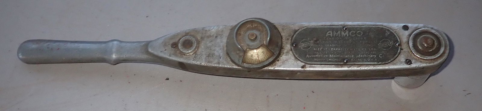 Vintage Ammco Aluminum Torque Wrench (1 of 3)