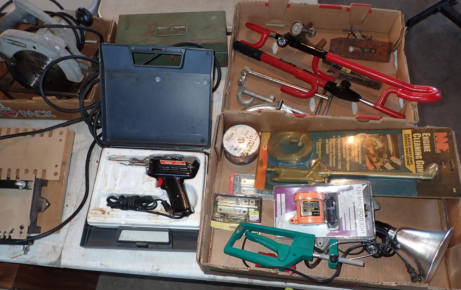 Table Contents of Tools, 115V Electric Motor & Misc (1 of 9)