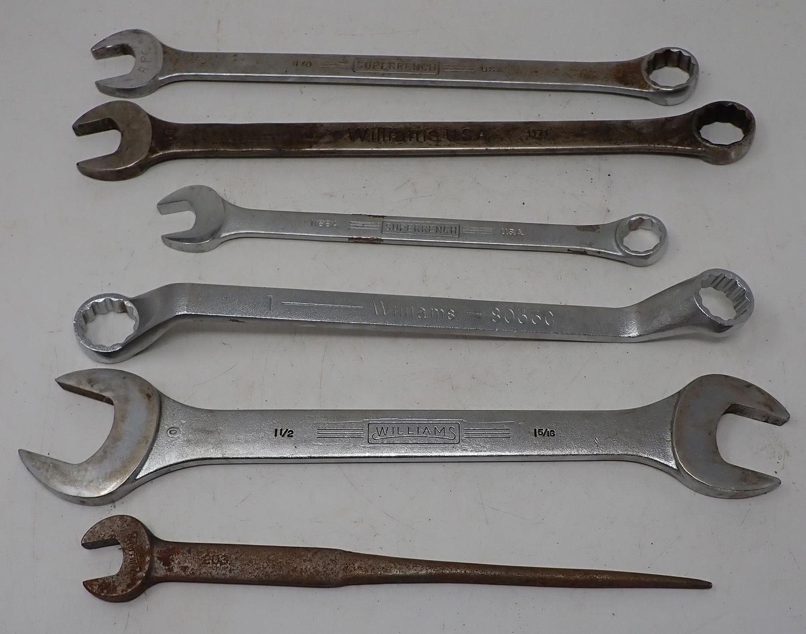 Williams Spud Box Open End Wrenches (1 of 3)